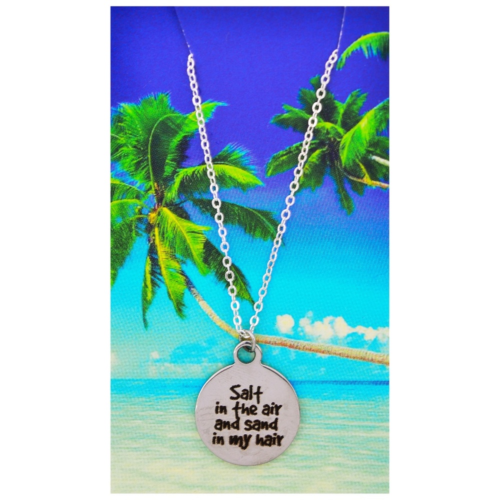 Salt in the Air, Sand in My Hair Necklace